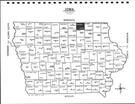 Iowa State Map, Mitchell County 1999
